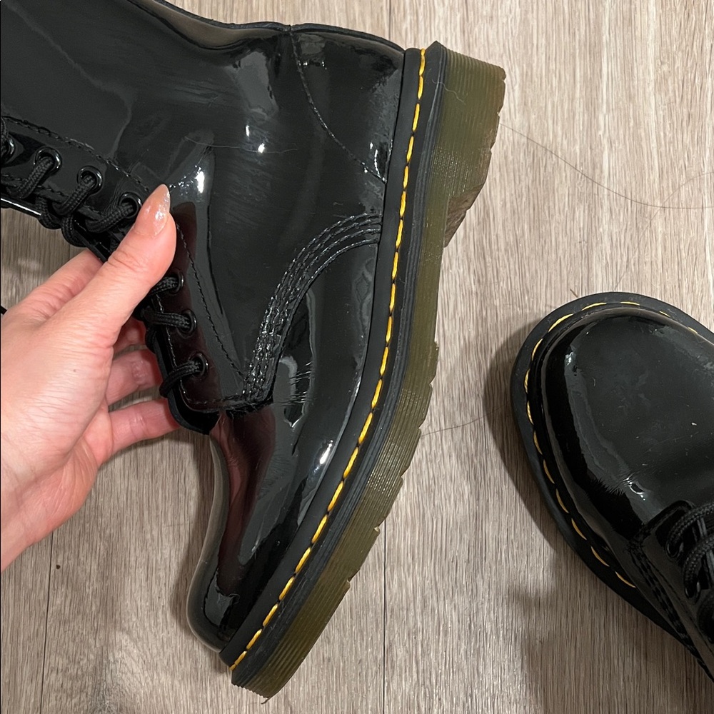 Dr. Martens Women’s Patent Leather Boots - Picture 15 of 16
